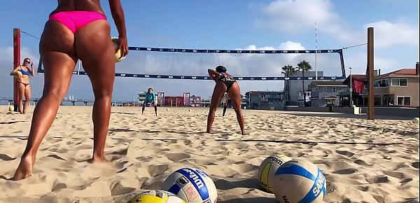  Big Booty African Volleyball